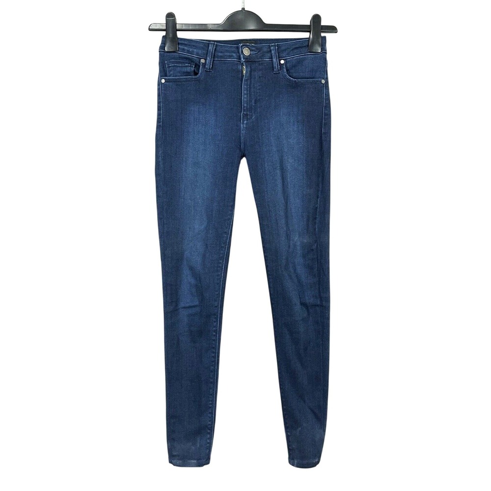 JUST BLACK DENIM JBD DARK BLUE Stretch Denim MID-RISE 5Pocket SKINNY JEANS Sz 26